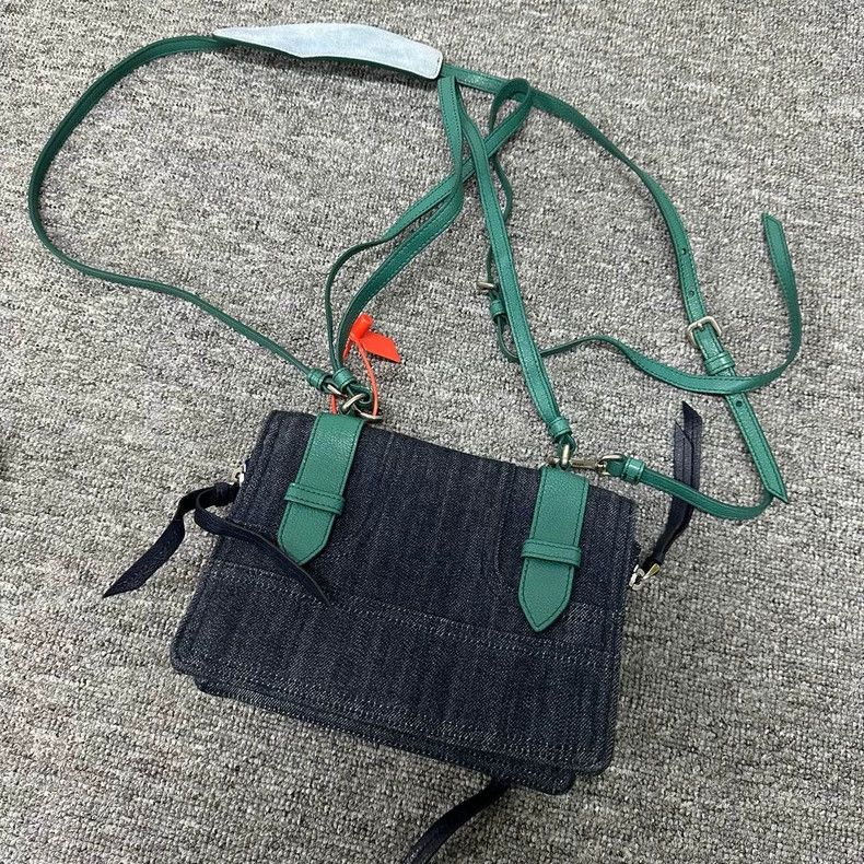 Prada prada denim green crossbody bag small Size ONE SIZE - 3 Thumbnail