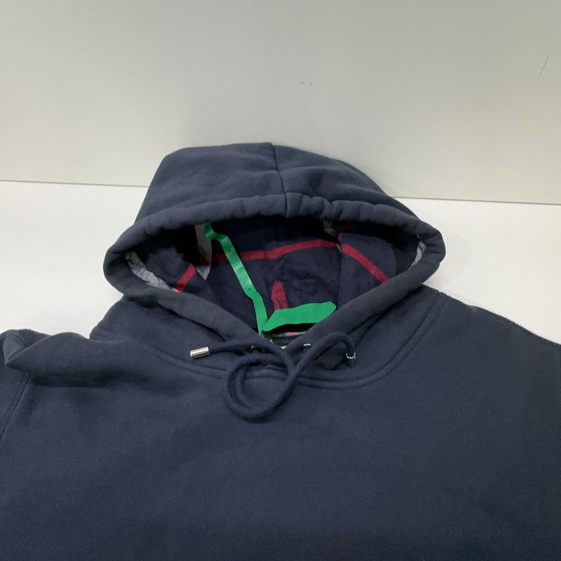 Burberry Burberry Navy Hooded Long Sleeve Sweatshirt 0079 Size US L / EU 52-54 / 3 - 8 Thumbnail