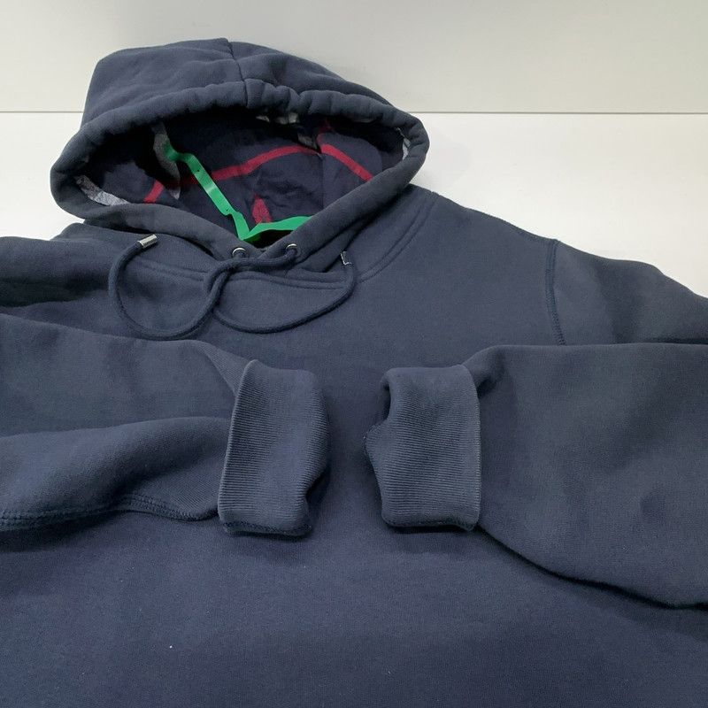 Burberry Burberry Navy Hooded Long Sleeve Sweatshirt 0079 Size US L / EU 52-54 / 3 - 9 Thumbnail