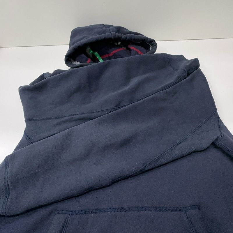 Burberry Burberry Navy Hooded Long Sleeve Sweatshirt 0079 Size US L / EU 52-54 / 3 - 14 Thumbnail