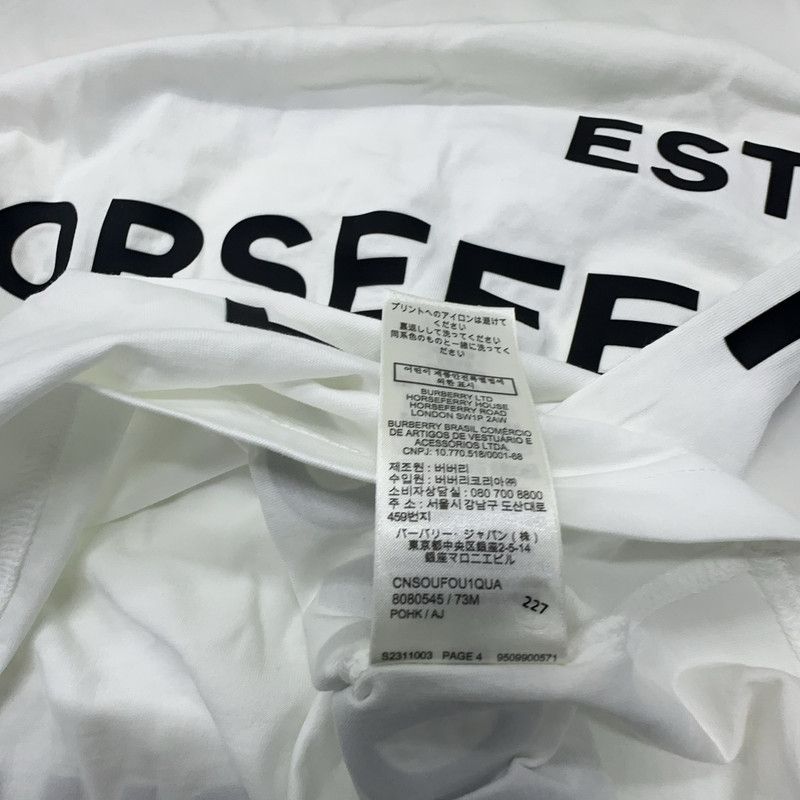 Burberry Burberry Logo Cotton Short Sleeve T-Shirt 0079 Size US L / EU 52-54 / 3 - 2 Thumbnail