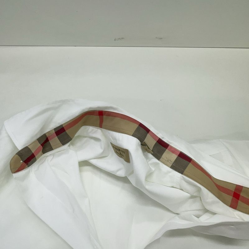 Burberry Burberry White Logo Embroidery Long Sleeve Shirt 0079 Size US XXL / EU 58 / 5 - 11 Thumbnail