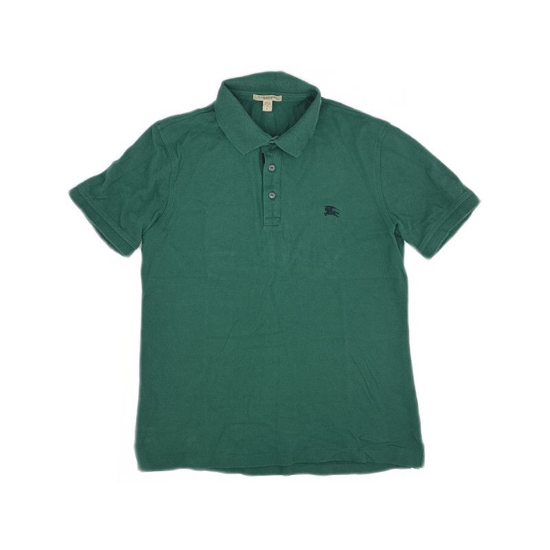 Burberry Burberry Green Embroidered Logo Polo Shirt 0079 Size US S / EU 44-46 / 1 - 8 Thumbnail