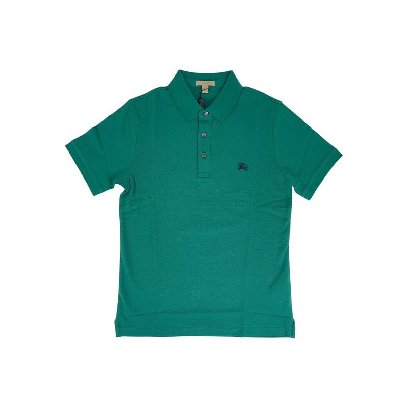 Burberry Burberry Green Embroidered Logo Polo Shirt 0079 Size US S / EU 44-46 / 1 - 11 Thumbnail