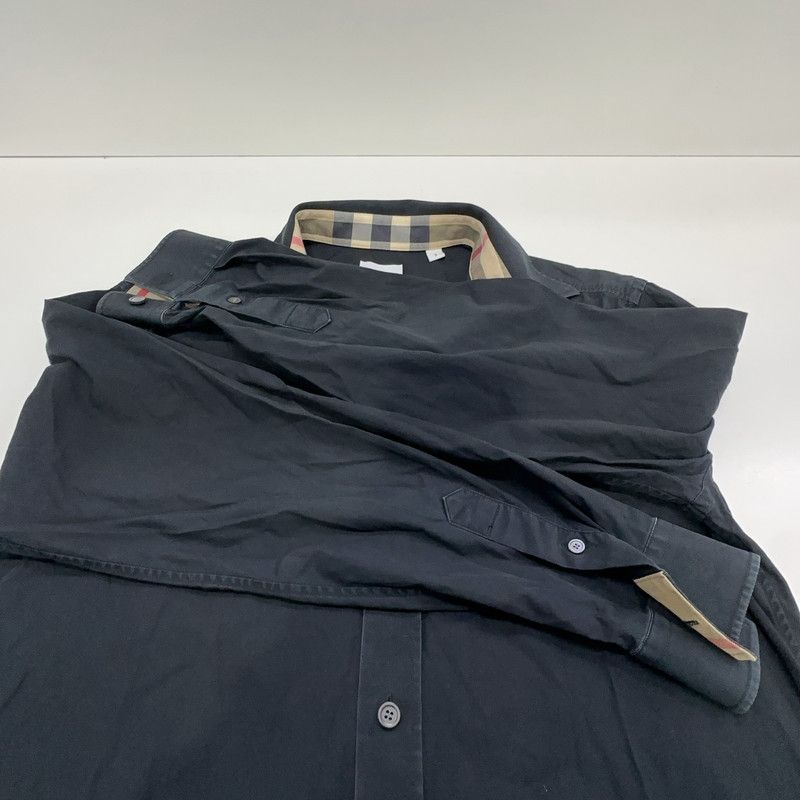 Burberry Burberry Black Long Sleeve Classic Check Shirt 0079 Size US S / EU 44-46 / 1 - 4 Thumbnail