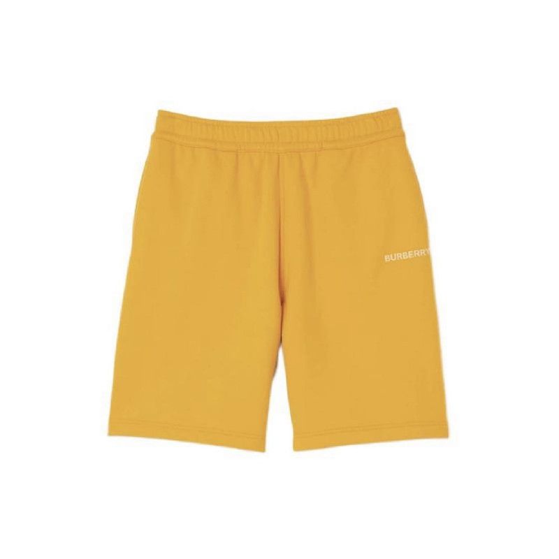 Burberry Burberry Yellow Letter Print Casual Shorts 0079 Size US 26 / EU 42 - 2 Thumbnail