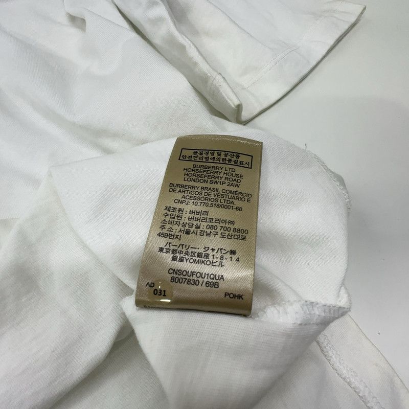 Burberry Burberry Logo Embroidery Short Sleeve T-Shirt 0079 Size US L / EU 52-54 / 3 - 7 Thumbnail