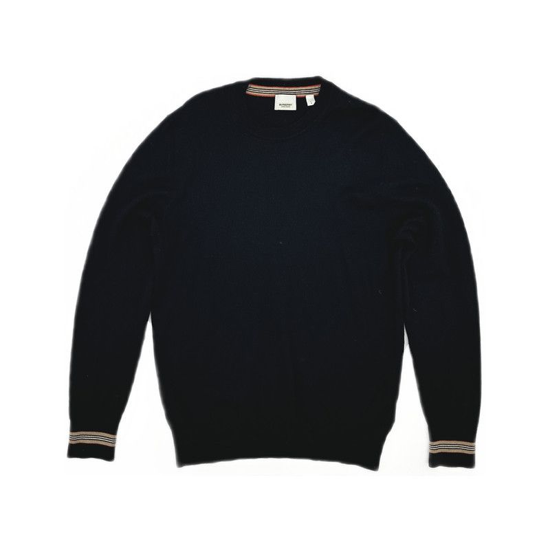 Burberry Burberry Wool Knit Sweater with Stripes 0079 Size US L / EU 52-54 / 3 - 4 Thumbnail