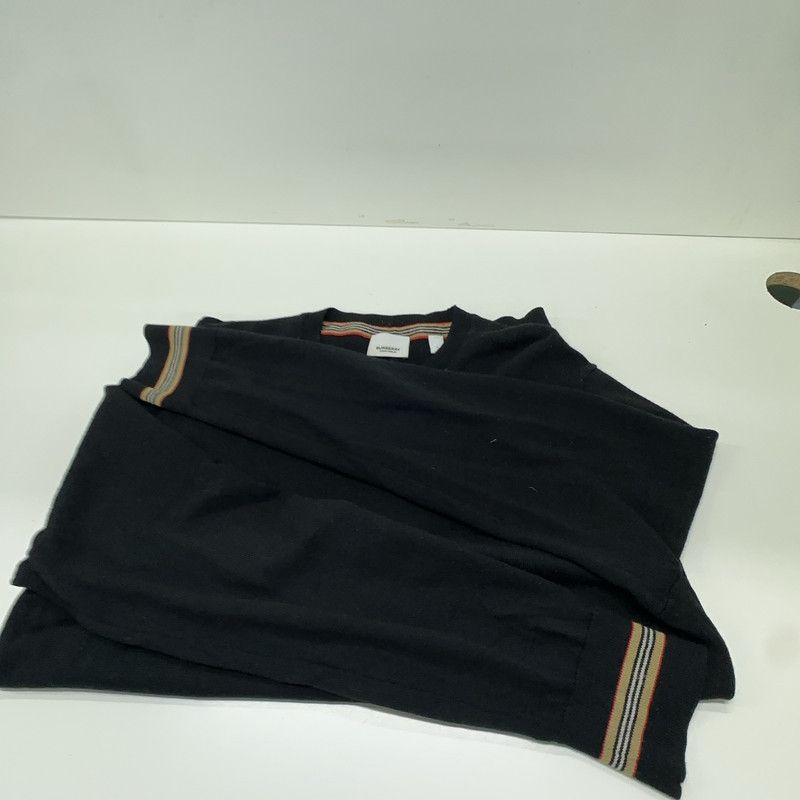 Burberry Burberry Wool Knit Sweater with Stripes 0079 Size US L / EU 52-54 / 3 - 12 Thumbnail