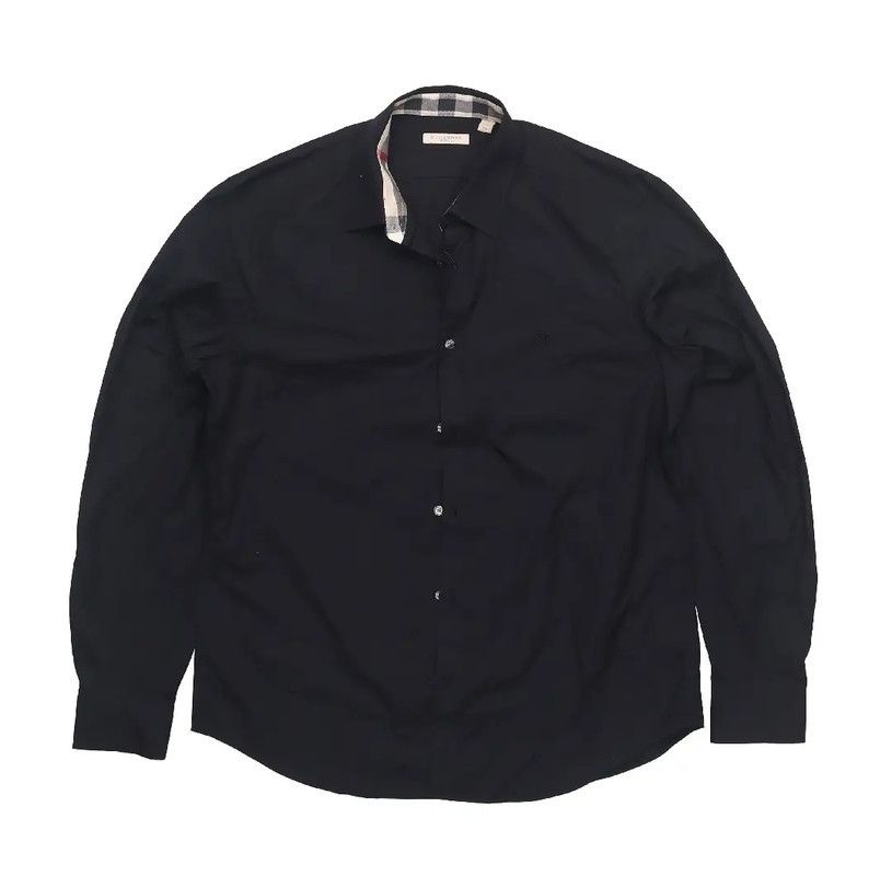 Burberry Burberry Embroidered Pattern Long Sleeve Shirt 0079 Size US S / EU 44-46 / 1 - 6 Thumbnail