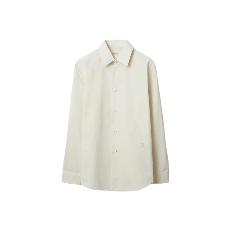 Burberry Burberry Beige Patterned Long Sleeve Shirt for Men 0079 Size US XL / EU 56 / 4 - 2 Thumbnail