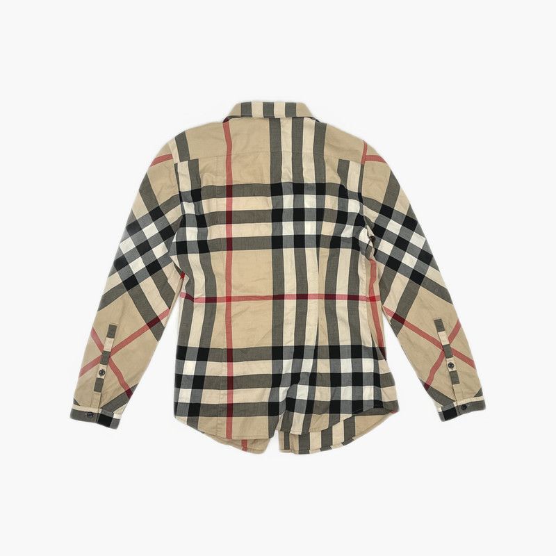 Burberry Burberry Check Long Sleeve Slim Fit Shirt 0079 Size US M / EU 48-50 / 2 - 7 Thumbnail