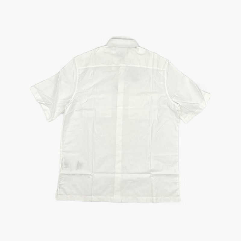 Burberry Burberry Logo Print Cotton Satin Shirt 0079 Size US M / EU 48-50 / 2 - 9 Thumbnail