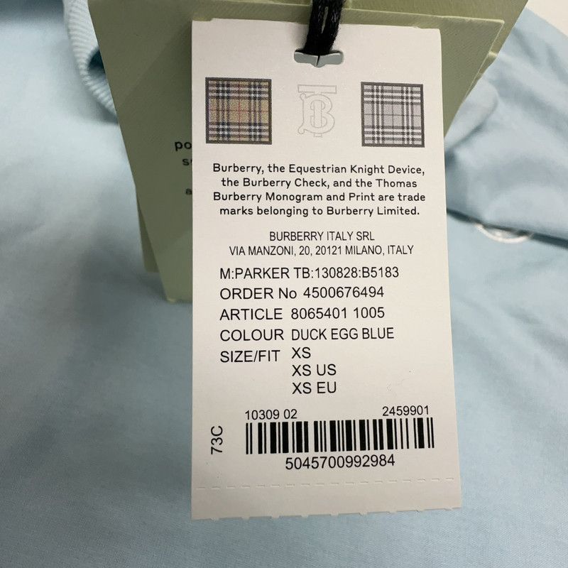 Burberry Burberry SS22 Solid Cotton Short Sleeve T-Shirt 0079 Size US XS / EU 42 / 0 - 12 Thumbnail