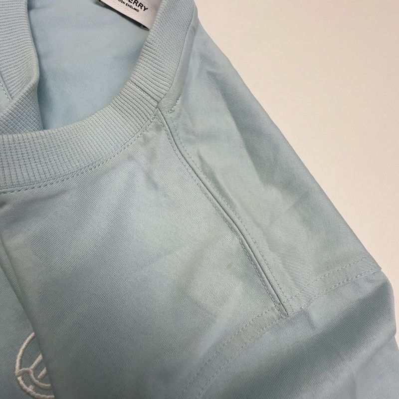 Burberry Burberry SS22 Solid Cotton Short Sleeve T-Shirt 0079 Size US XS / EU 42 / 0 - 7 Thumbnail