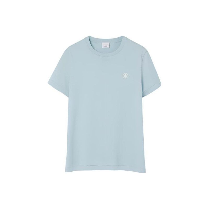 Burberry Burberry SS22 Solid Cotton Short Sleeve T-Shirt 0079 Size US XS / EU 42 / 0 - 20 Thumbnail