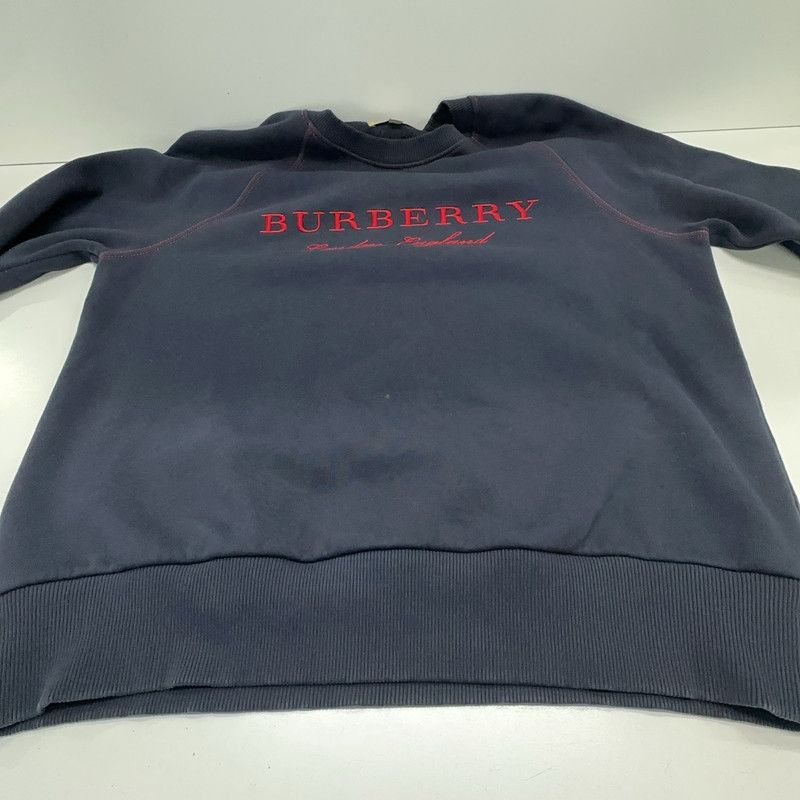 Burberry Burberry Embroidered Logo Crew Neck Sweatshirt 0079 Size US L / EU 52-54 / 3 - 8 Thumbnail