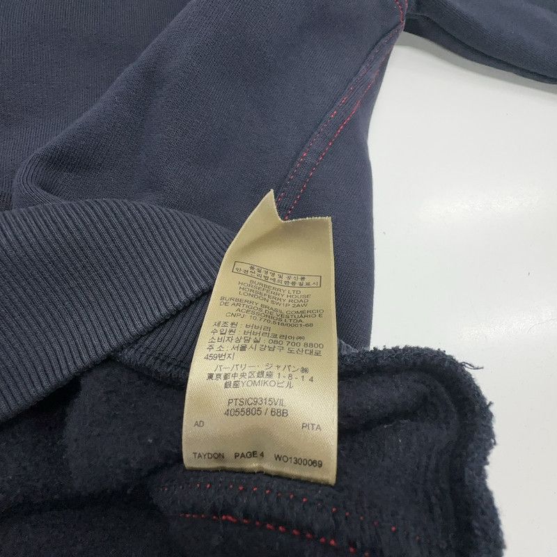 Burberry Burberry Embroidered Logo Crew Neck Sweatshirt 0079 Size US L / EU 52-54 / 3 - 2 Thumbnail