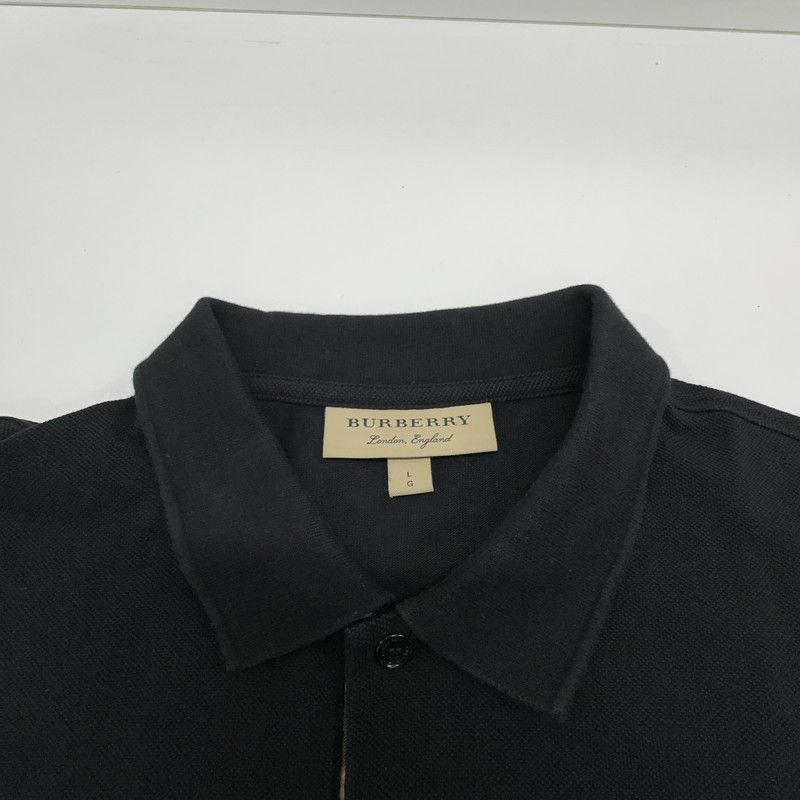 Burberry Burberry Black Slim Fit Polo Shirt 0079 Size US L / EU 52-54 / 3 - 2 Thumbnail