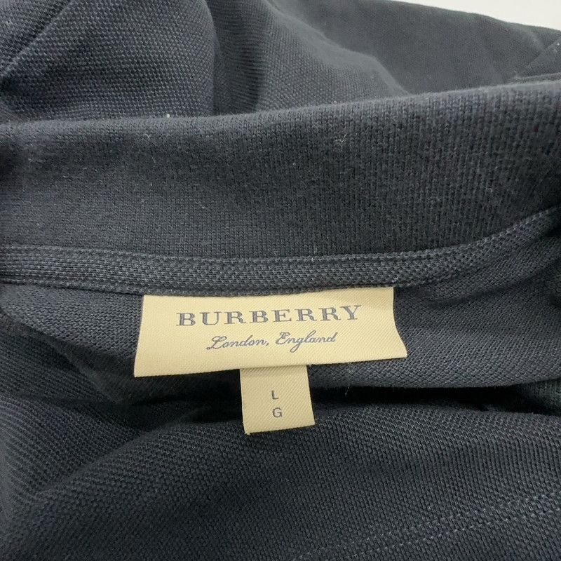 Burberry Burberry Black Slim Fit Polo Shirt 0079 Size US L / EU 52-54 / 3 - 4 Thumbnail