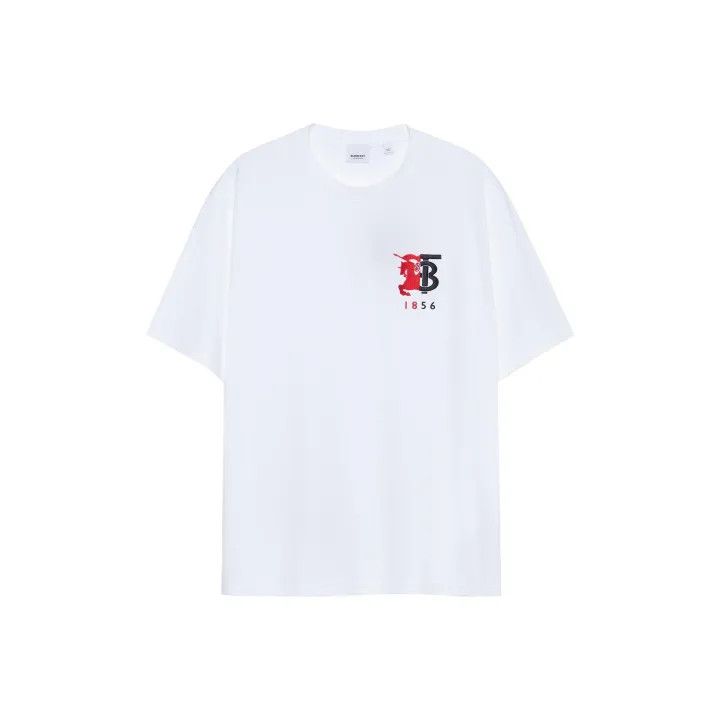 Burberry Burberry Equestrian Logo Cotton Short Sleeve T-Shirt 0079 Size US L / EU 52-54 / 3 - 6 Thumbnail