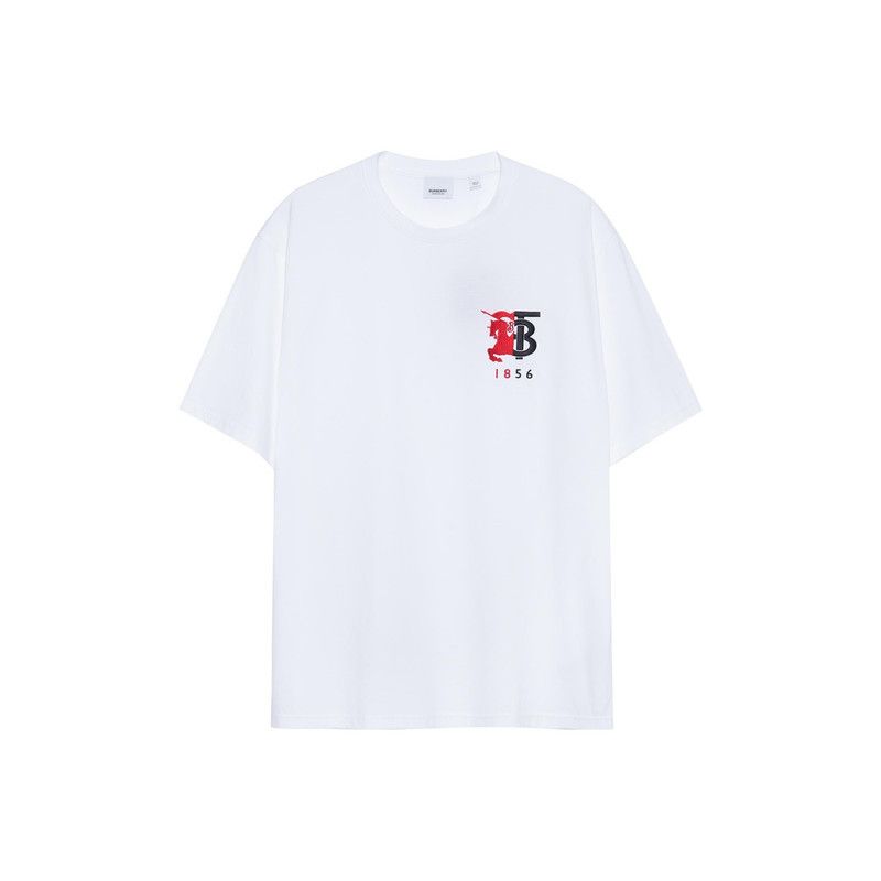 Burberry Burberry Equestrian Logo Cotton Short Sleeve T-Shirt 0079 Size US L / EU 52-54 / 3 - 7 Thumbnail