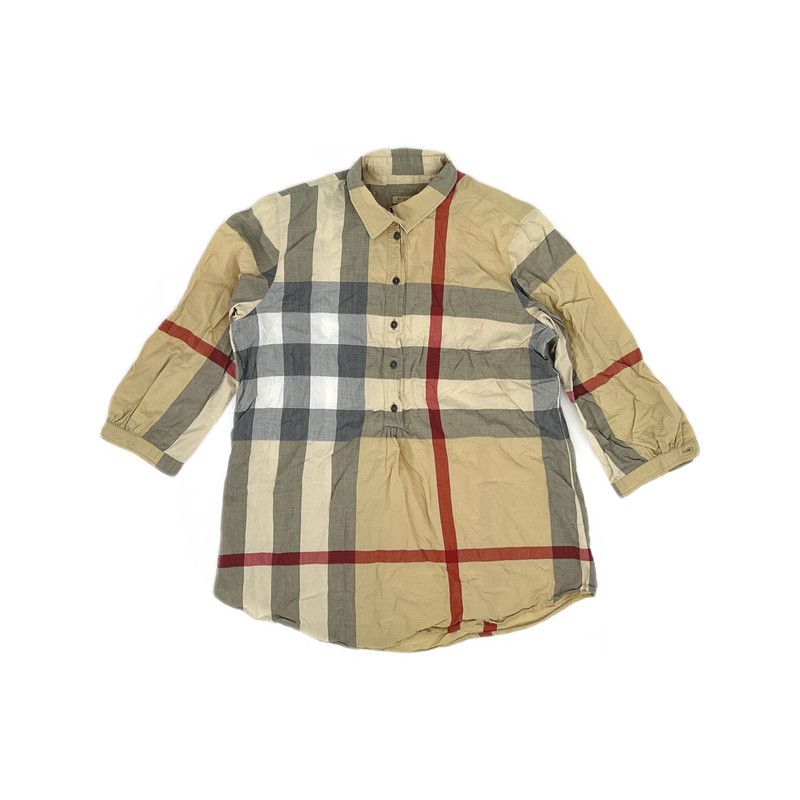 Burberry Burberry Plaid Loose Button-Up Shirt 0079 Size US L / EU 52-54 / 3 - 2 Thumbnail