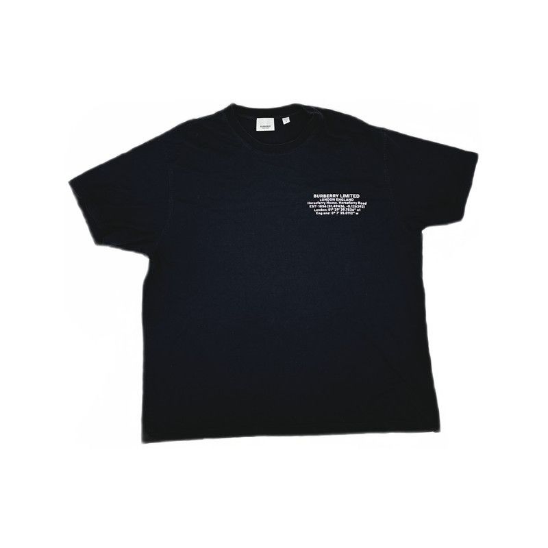 Burberry Burberry Black Graphic Short Sleeve T-Shirt 0079 Size US L / EU 52-54 / 3 - 2 Thumbnail