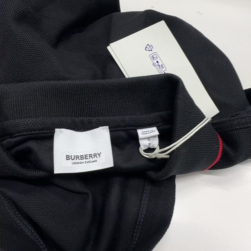 Burberry Burberry Black Short Sleeve Polo Shirt 0079 Size US S / EU 44-46 / 1 - 8 Thumbnail
