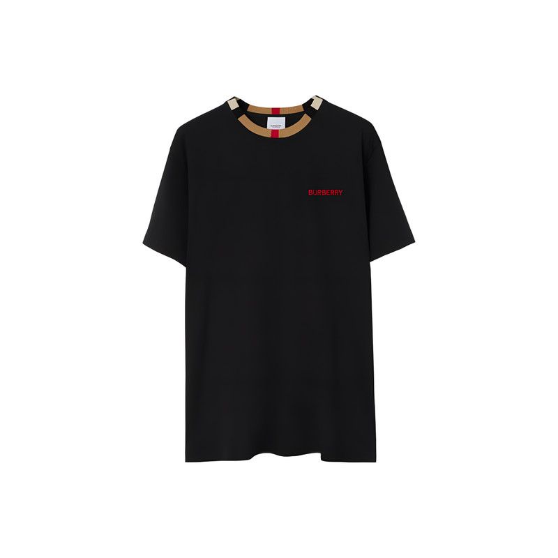 Burberry Burberry Black Crew Neck Short Sleeve T-Shirt 0079 Size US XS / EU 42 / 0 - 3 Thumbnail