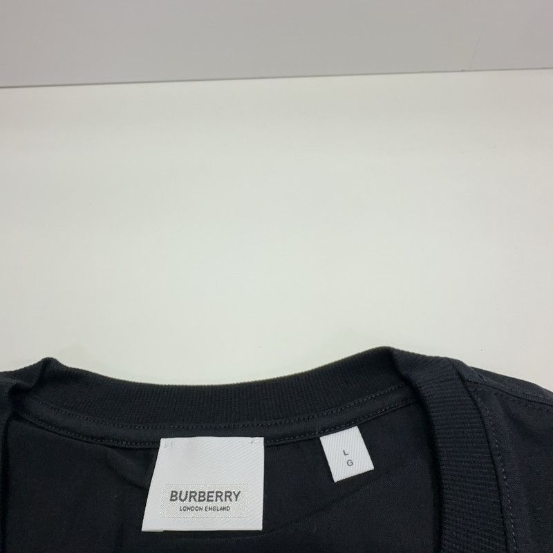 Burberry Burberry Black Cotton Crew Neck T-Shirt 0079 Size US L / EU 52-54 / 3 - 4 Thumbnail