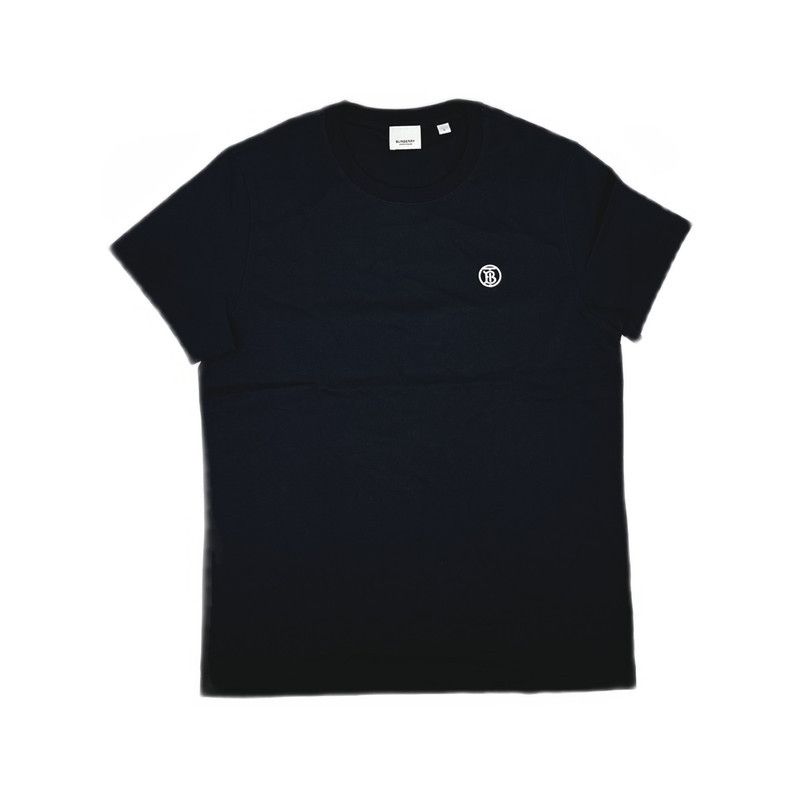 Burberry Burberry Black Cotton Crew Neck T-Shirt 0079 Size US L / EU 52-54 / 3 - 3 Thumbnail