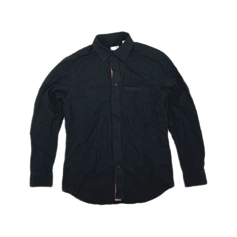 Burberry Burberry Black Logo Long Sleeve Shirt for Men 0079 Size US S / EU 44-46 / 1 - 2 Thumbnail