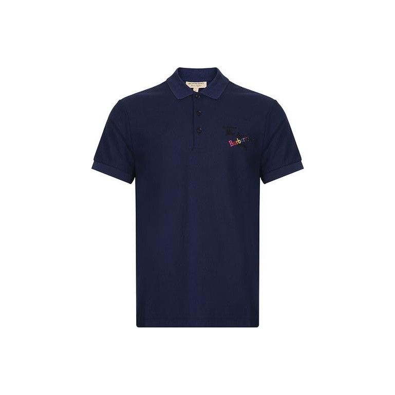 Burberry Burberry SS23 Men's Navy Logo Polo Shirt 0079 Size US S / EU 44-46 / 1 - 4 Thumbnail