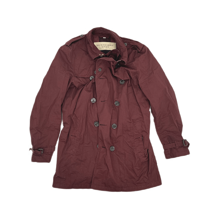 Burberry Burberry Casual Stylish Solid Color Coat 0079 Size US XXL / EU 58 / 5 - 6 Thumbnail