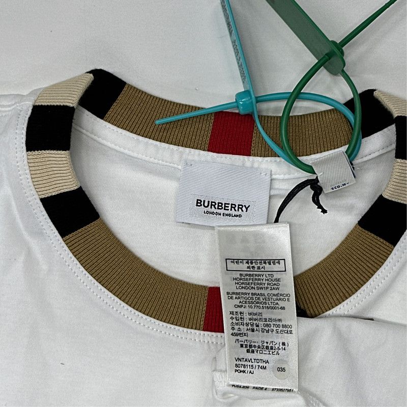 Burberry Burberry Logo Short Sleeve T-Shirt for Men 0079 Size US M / EU 48-50 / 2 - 2 Thumbnail