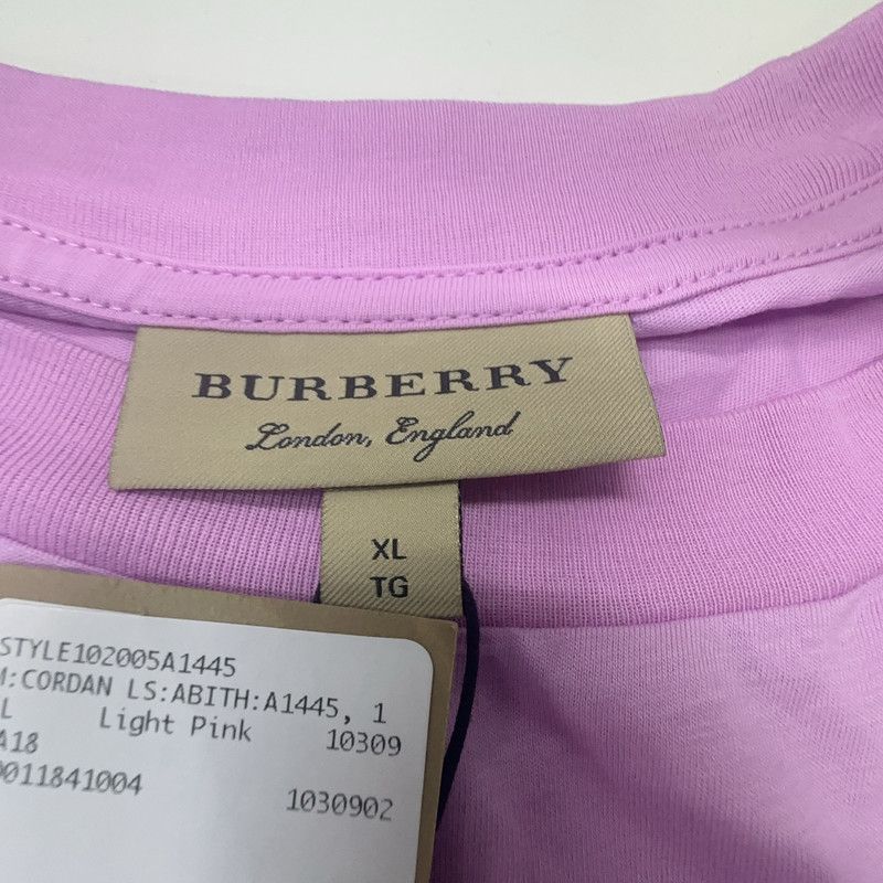 Burberry Burberry Pink Graffiti Logo Long Sleeve Sweatshirt 0079 Size US XL / EU 56 / 4 - 3 Thumbnail