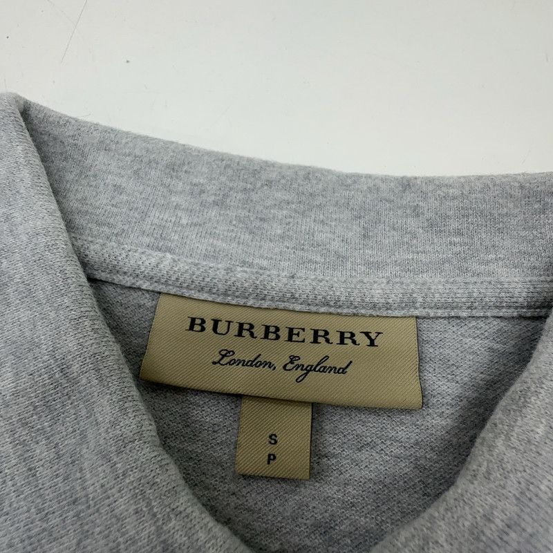 Burberry Burberry Gray Logo Embroidered Casual Polo Shirt 0079 Size US S / EU 44-46 / 1 - 3 Thumbnail