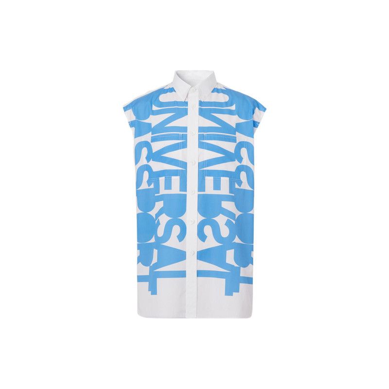Burberry Burberry SS22 Logo Print Sleeveless Shirt 0079 Size US M / EU 48-50 / 2 - 10 Thumbnail
