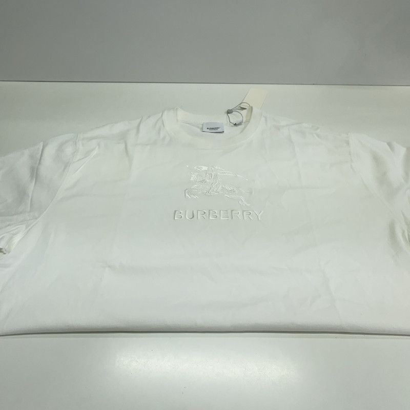 Burberry Burberry SS23 White Letter Print Short Sleeve T-Shirt 0079 Size US M / EU 48-50 / 2 - 7 Thumbnail