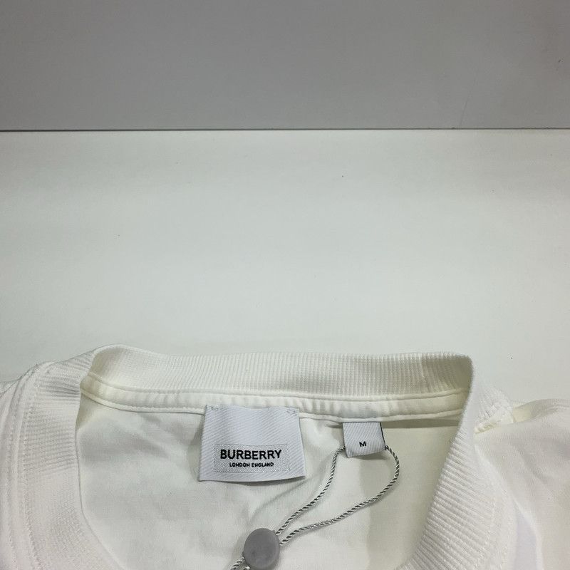 Burberry Burberry SS23 White Letter Print Short Sleeve T-Shirt 0079 Size US M / EU 48-50 / 2 - 9 Thumbnail