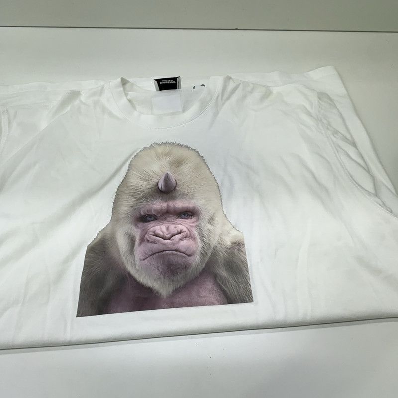 Burberry White Graphic Short Sleeve T-Shirt 0079