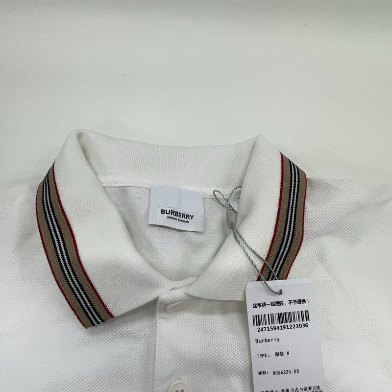 Burberry Burberry SS22 Iconic Striped Polo Shirt 0079 Size US XS / EU 42 / 0 - 4 Thumbnail