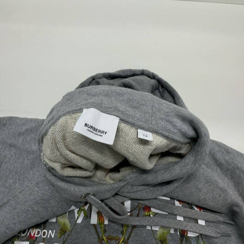 Burberry Burberry Letter Print Gray Hoodie for Men 0079 Size US XS / EU 42 / 0 - 6 Thumbnail