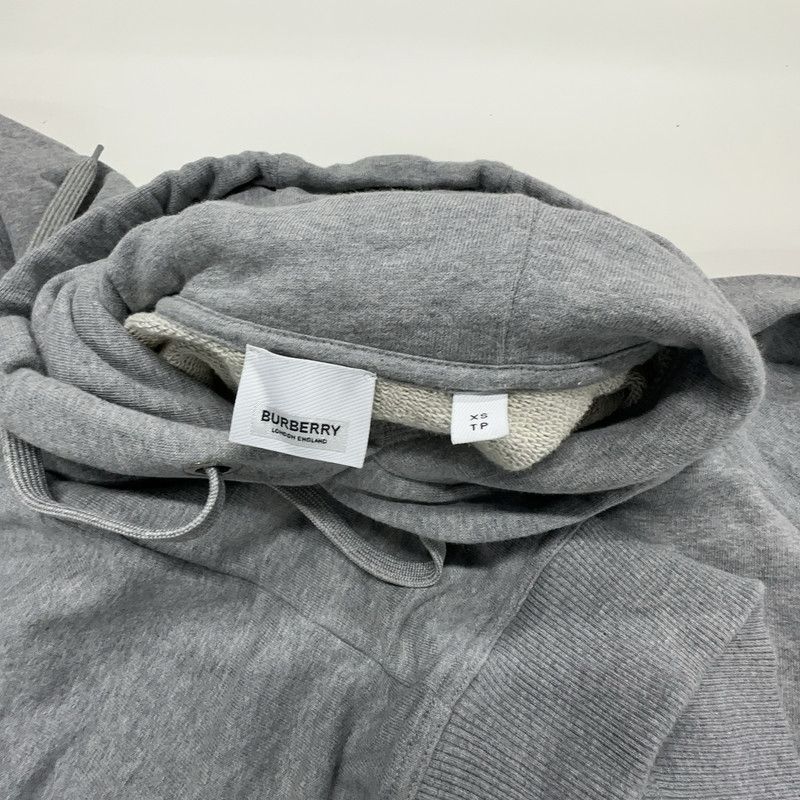 Burberry Burberry Letter Print Gray Hoodie for Men 0079 Size US XS / EU 42 / 0 - 7 Thumbnail