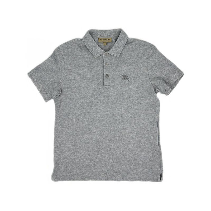 Burberry Burberry Embroidered Logo Cotton Polo Shirt 0079 Size US S / EU 44-46 / 1 - 6 Thumbnail