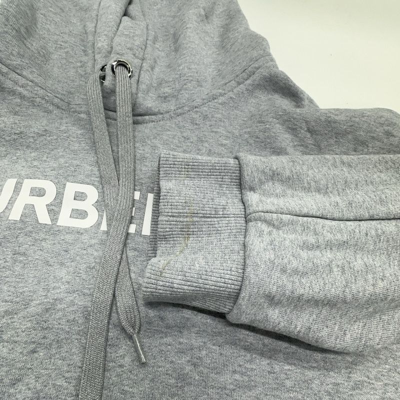 Burberry Burberry Gray Logo Print Sweatshirt for Men 0079 Size US XL / EU 56 / 4 - 10 Thumbnail