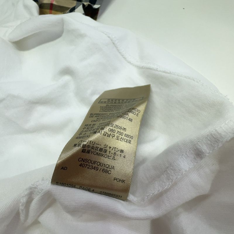 Burberry Burberry Check Print Short Sleeve T-Shirt 0079 Size US XL / EU 56 / 4 - 5 Thumbnail