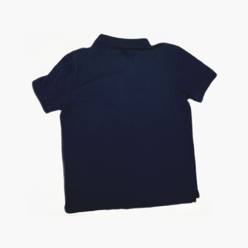 Burberry Burberry Men's Solid Polo Shirt with Check Detail 0079 Size US L / EU 52-54 / 3 - 5 Thumbnail