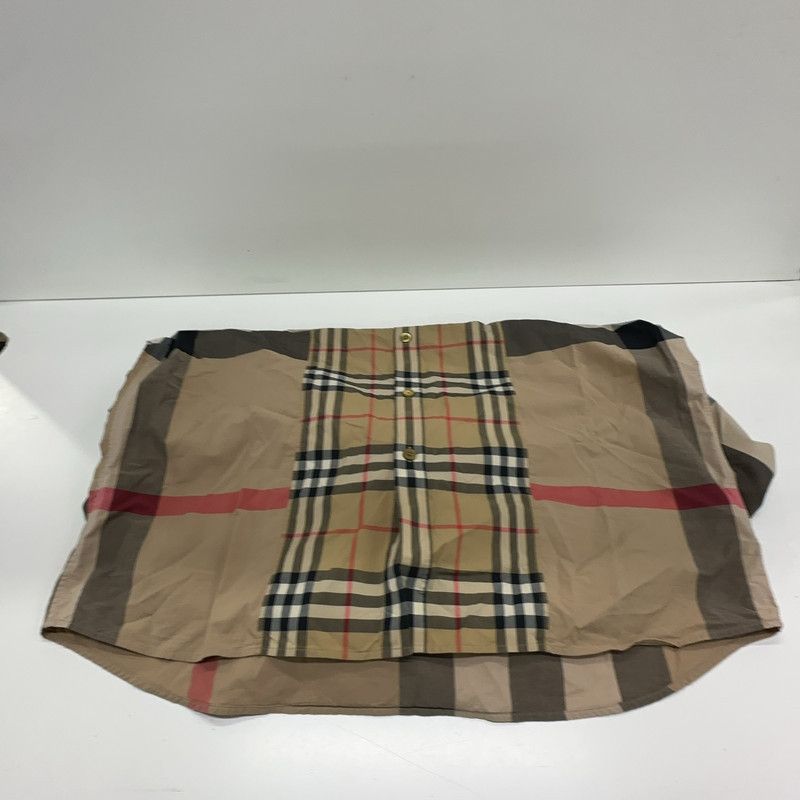 Burberry Burberry Beige Check Long Sleeve Shirt 0079 Size US L / EU 52-54 / 3 - 10 Thumbnail